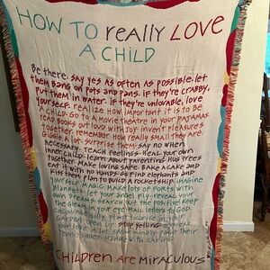 Specialty children’s blanket, wall hanging